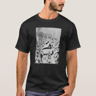 Stave Church i Snö Theodor Kittelsen T Shirt