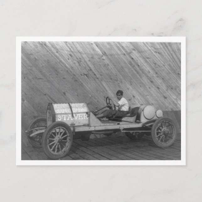 Staver Automobile Vykort (Framsida)