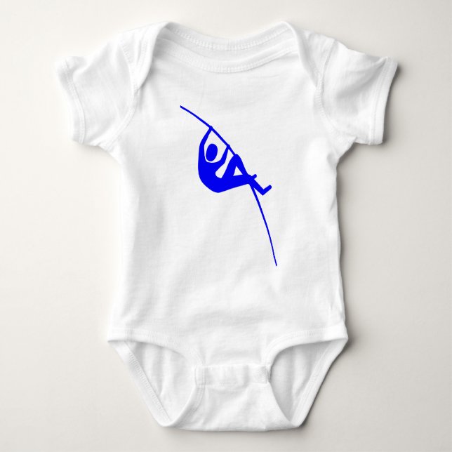 Stavhopp - Blå T-shirt (Framsida)