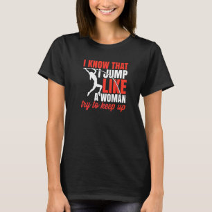 Stavhopp Kvinnor Citat Stavhopp T Shirt