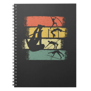 Stavhopp Retro Vintage Anteckningsbok