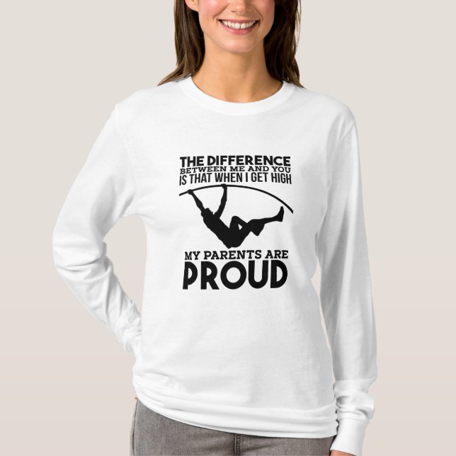 Stavhopp Sport T Shirt (Framsida)