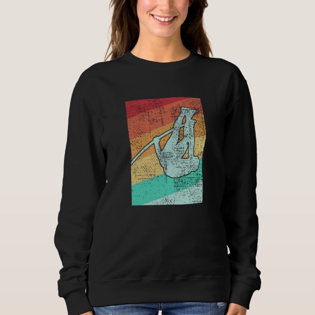 Stavhopp Vintage Retro T Shirt (Framsida)