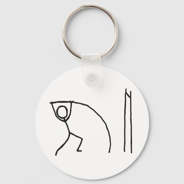 Stavhopparstickman Nyckelring (Framsida)