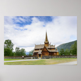 Stavkyrkan i Lom, Norgen poster