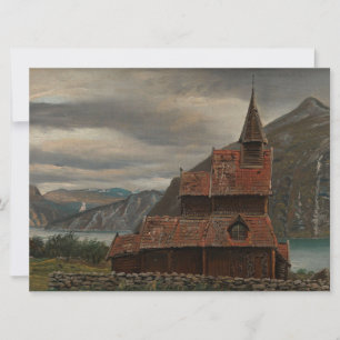 Stavkyrkan i Norge (av Knud Baade) Kort