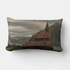 Stavkyrkan i Norge (av Knud Baade) Lumbarkudde