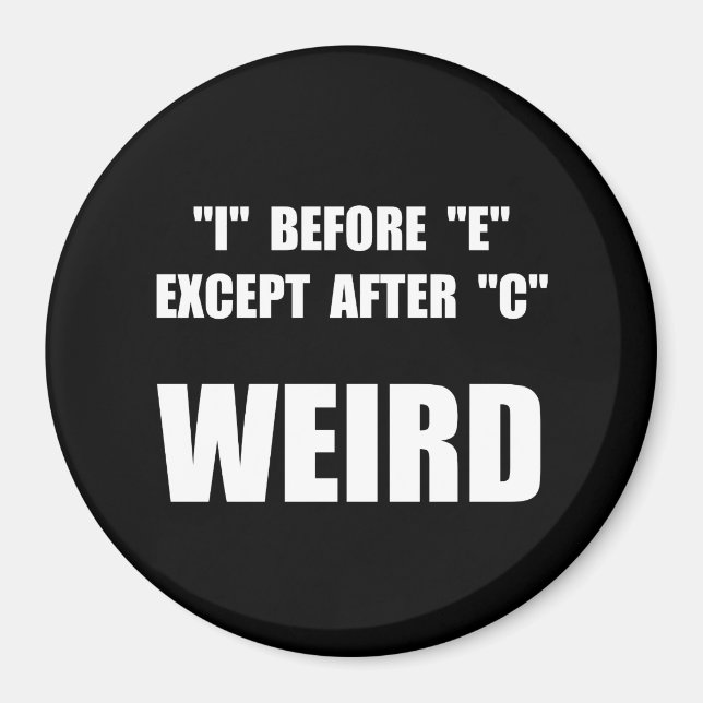 Stavning av konstig magnet (Framsidan)