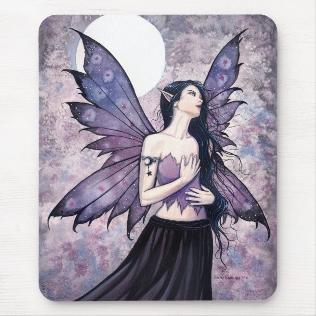 Stavning av Night Gothic Fairy Mousepad Musmatta (Framsidan)