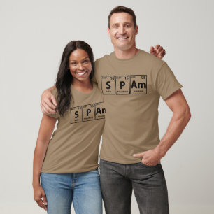 Stavning av skräppost (S-P-Am) Inslag T Shirt