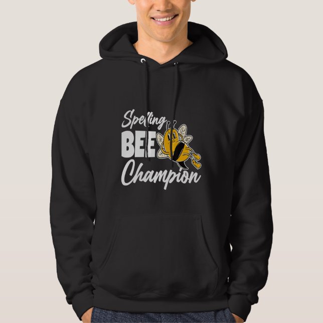 Stavning Bee Champ Hoodie (Framsida)