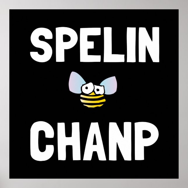 Stavning Bee Champ Poster (Framsidan)