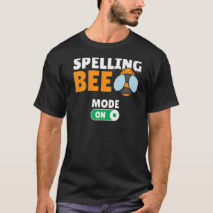 Stavning Bee-spel tävlande stavning B T Shirt