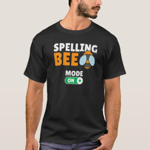 Stavning Bee-spel tävlande stavning B T Shirt