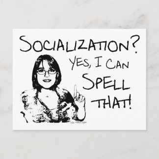 Stavning Socialisation Vykort