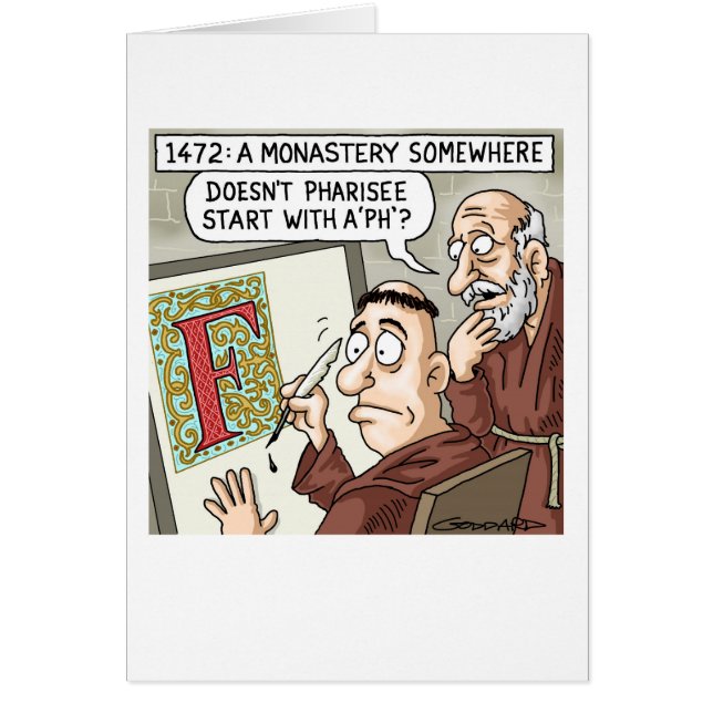 Stavningsfel Hälsningskort (Framsidan)