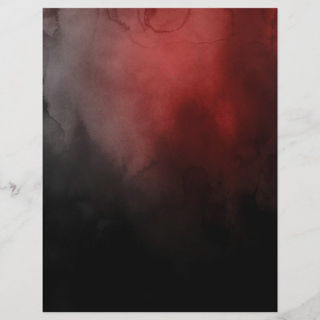 Stavningssida för röd och svart gotisk Mörk med va (Framsida)