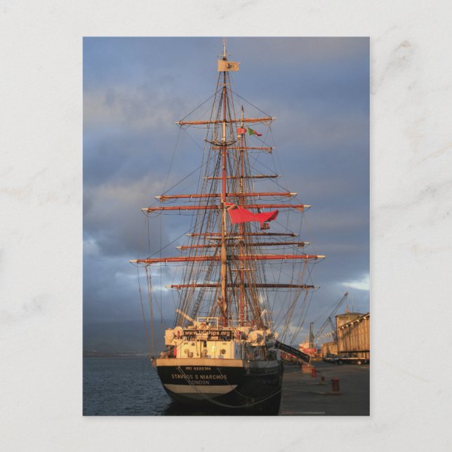 Stavros S Niarchos Vykort (Framsida)