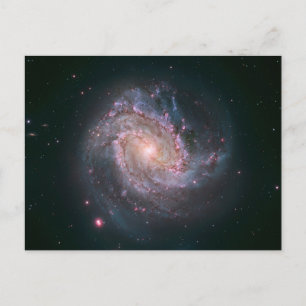 Stavspiralgalaxen Messier 83. 2 Vykort