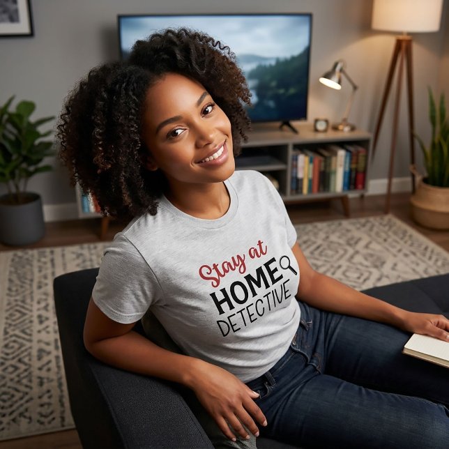 Stay at Home Detective True Crime T-Shirt på svens (Skapare uppladdad)