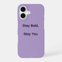 Stay Bold iPhone-fodral