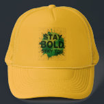 Stay Bold Stay You Inspirational Casket Hat  Keps<br><div class="desc">Make a bold statement with this stylish and empowering casket hat featuring the quote "Stay Bold Stay You". Designed for both men and women, this hat blends modern fashion with a motivational twist. Whether you're out for a walk, hitting the streets, or adding flair to your outfit this cap reminds...</div>