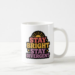 Stay Bright, Stay Divergent Kaffemugg