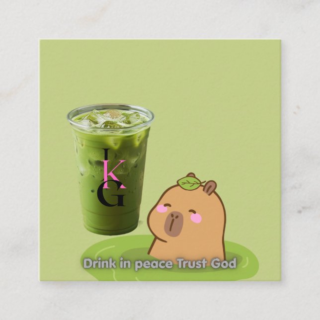 Stay Calm Like a Capybara (Framsida)