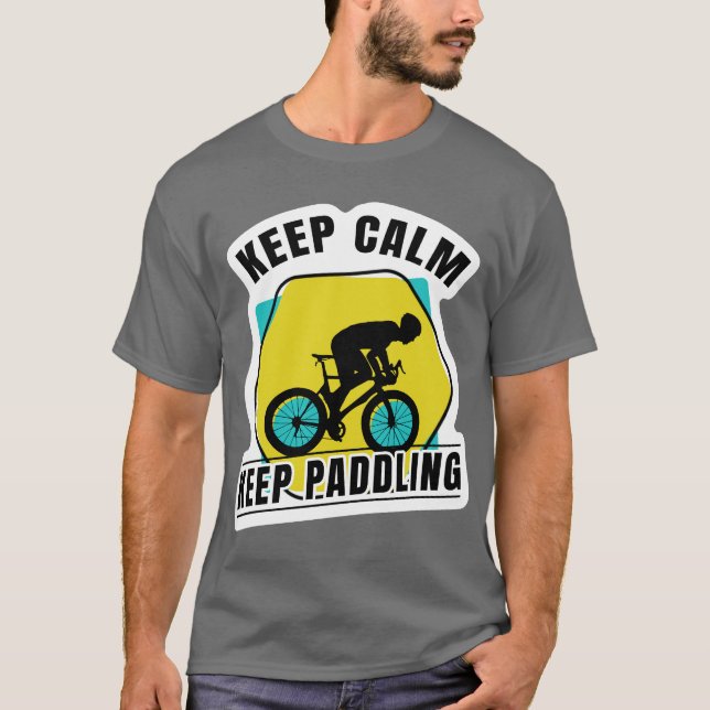 Stay Calm Minimalist T-Shirt (Framsida)