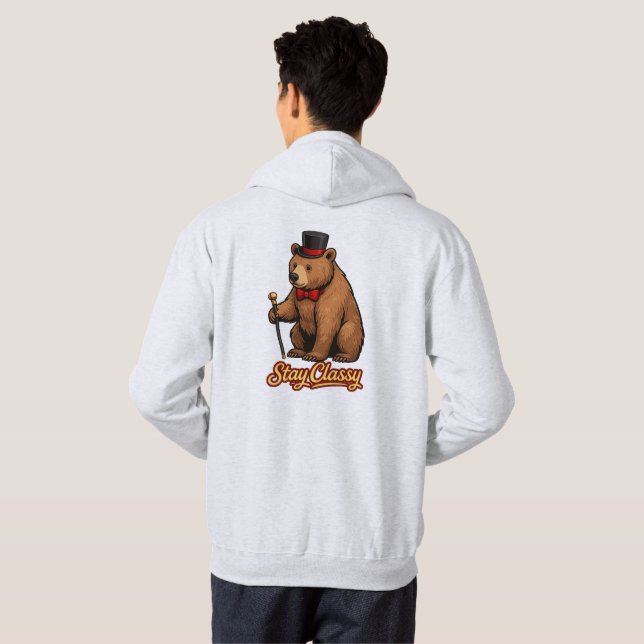 Stay Classy Hoodie (Hel baksida)