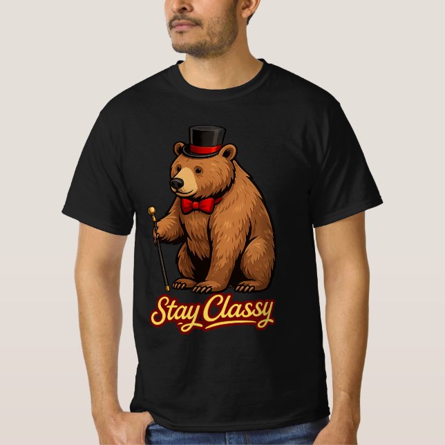 Stay Classy T Shirt (Framsida)