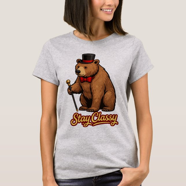 Stay Classy T Shirt (Framsida)