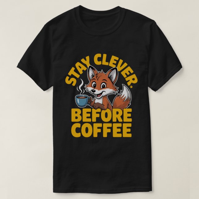 Stay Clever Fox T-shirt (Design framsida)