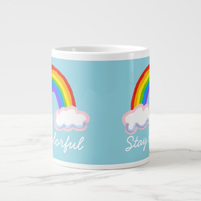 Stay colorful jumbo mugg (Framsidan)