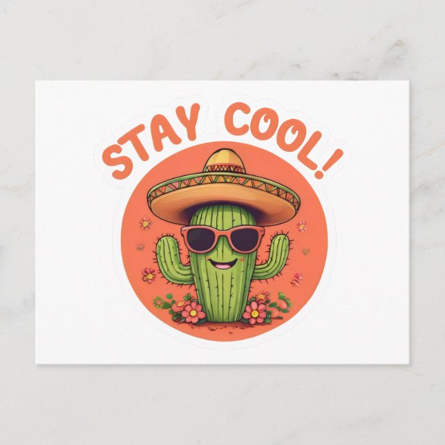 Stay cool. vykort (Framsida)
