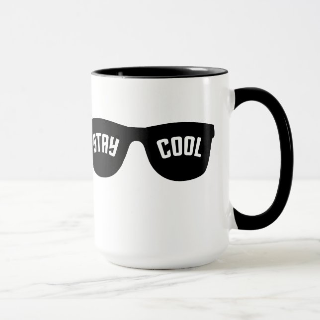 STAY COOLA anpassningsbar mugg - välj stil & färg (Höger)