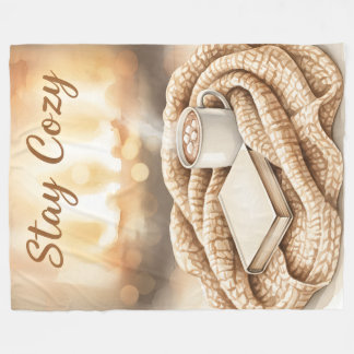 Stay Cozy Fleece Throw blanket