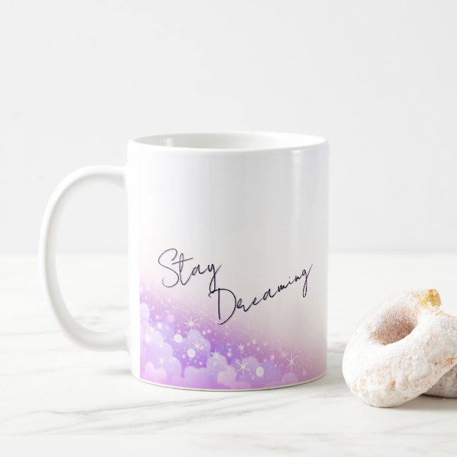 "Stay Dreaming" Inspirational Coffee Mug Kaffemugg (Med munk)