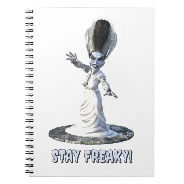 Stay Freaky! Bride of Frankenstein Anteckningsbok (Framsidan)