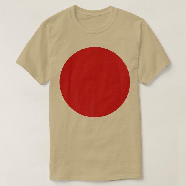 Stay Free Blank Red Stylish Circle Novelty Graphic T Shirt (Design framsida)