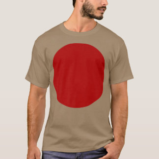 Stay Free Blank Red Stylish Circle Novelty Graphic T Shirt