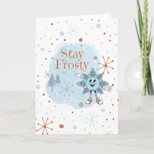 Stay Frosty Helgkort (Framsida)