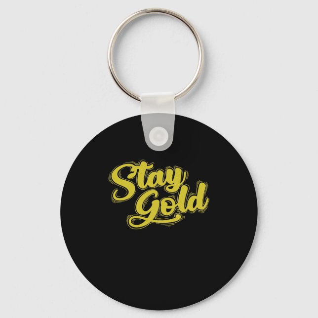 Stay Gold Nyckelring (Framsida)