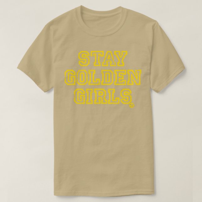 STAY GOLDEN LS T SHIRT (Design framsida)
