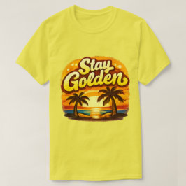 Stay Golden Retro Sunset T-Shirt