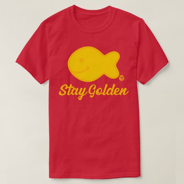 STAY GOLDEN T SHIRT (Design framsida)