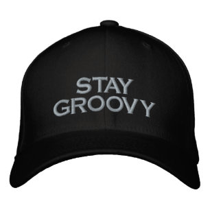 STAY GOOVY-strand Livslängd Sommarroligt Broderad Keps