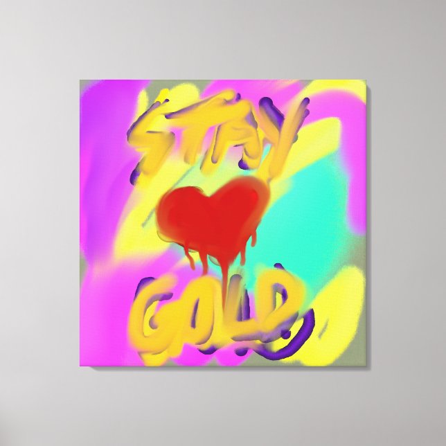 STAY GULD CANVASTRYCK (Framsida)