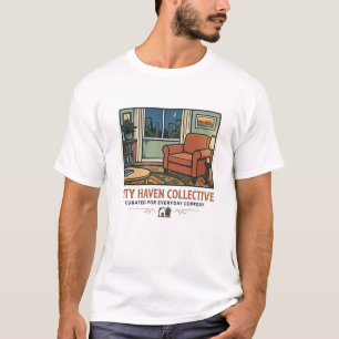 Stay Home Club - Mysiga vardagsrums T-shirt - Katt