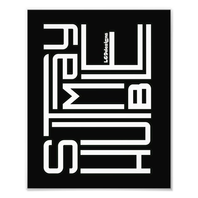STAY HUMBLE - motivation och inspiration Fototryck (Framsidan)